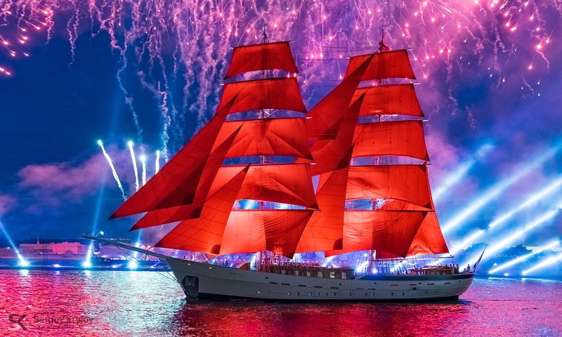 алые паруса, санкт петербург, питер, спб, белые ночи, закат, рассвет, мост, Нева, лето, парусник, бриг, россия, Scarlet, sails, St. Petersburg, Peter, white nights, sunset, dawn, bridge, Neva, summer, sailboat, brig, Russia, skrylov_official, skrylov  фото превью