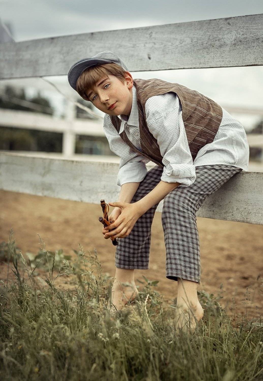 детство, детский портрет, лето, мальчик, том сойер, жанр, хулиган, Наталья Прядко