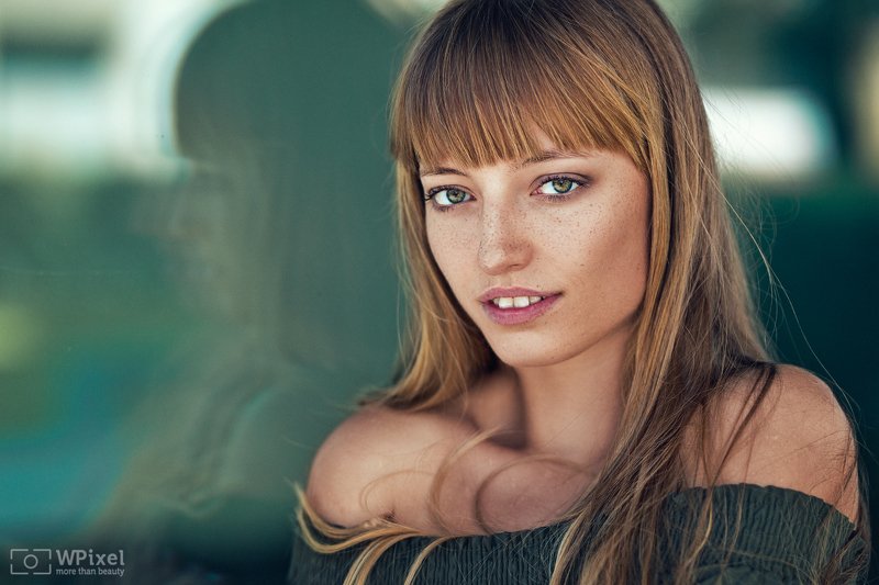 portrait women eyes redhair women by wpixel (More Than Beauty) фото превью
