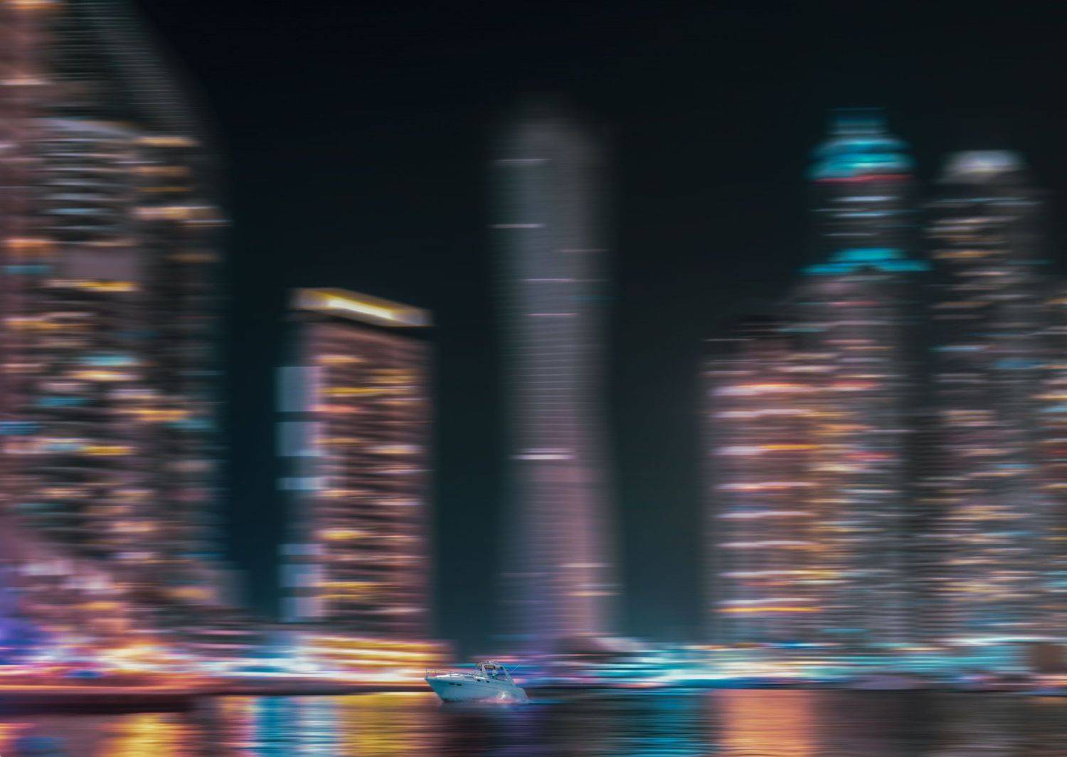 город.абу даби,архитектура.персидский залив. яхта,ночь,огни., Nataliorion