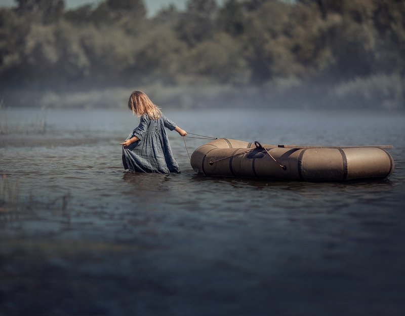 С лодкой фото превью