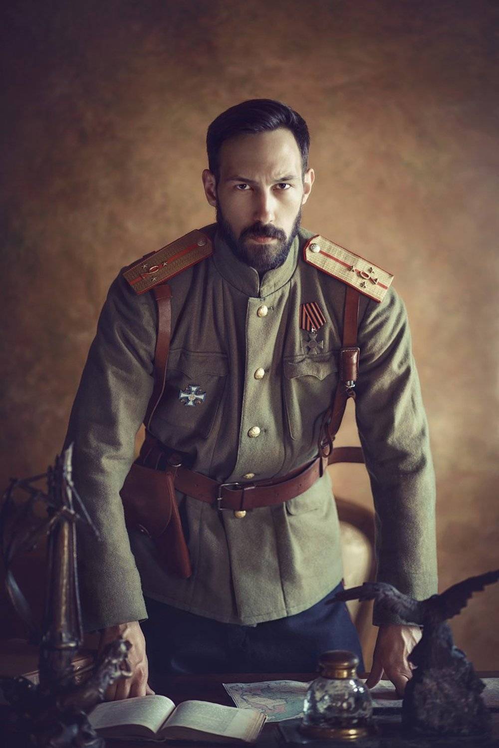 мужской портрет, история, царь, мундир, военная форма, реконструкция, постановочное фото, Наталья Прядко