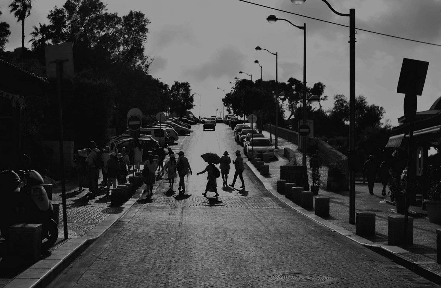 silhouet black and white people, vladimir algazin