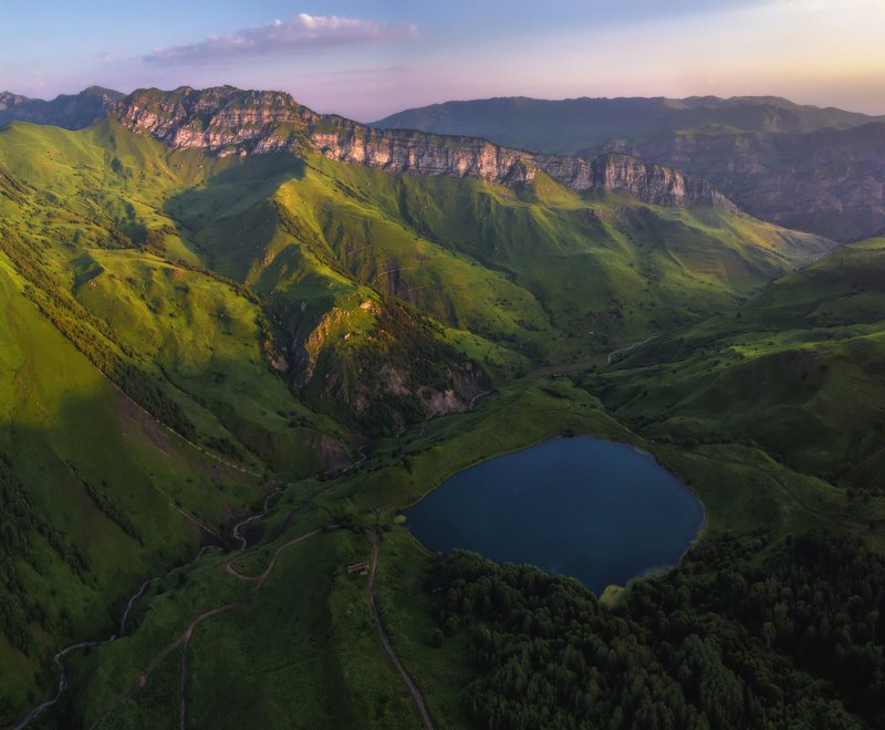 Чечня. Галанчожское озеро. фото превью