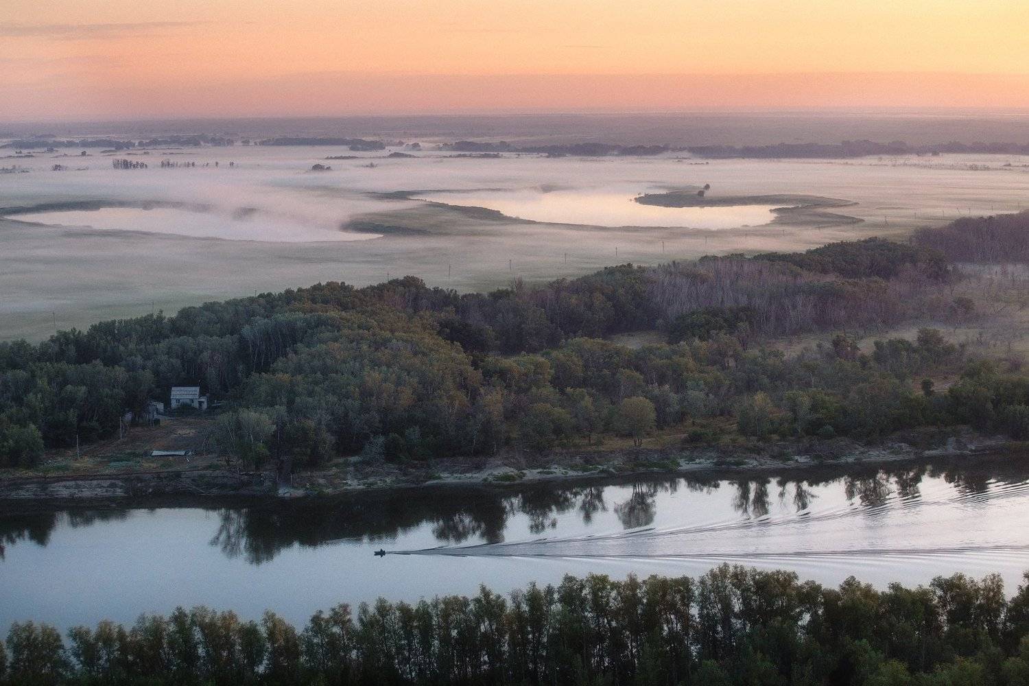 дон, туман, Попрошаев Сергей