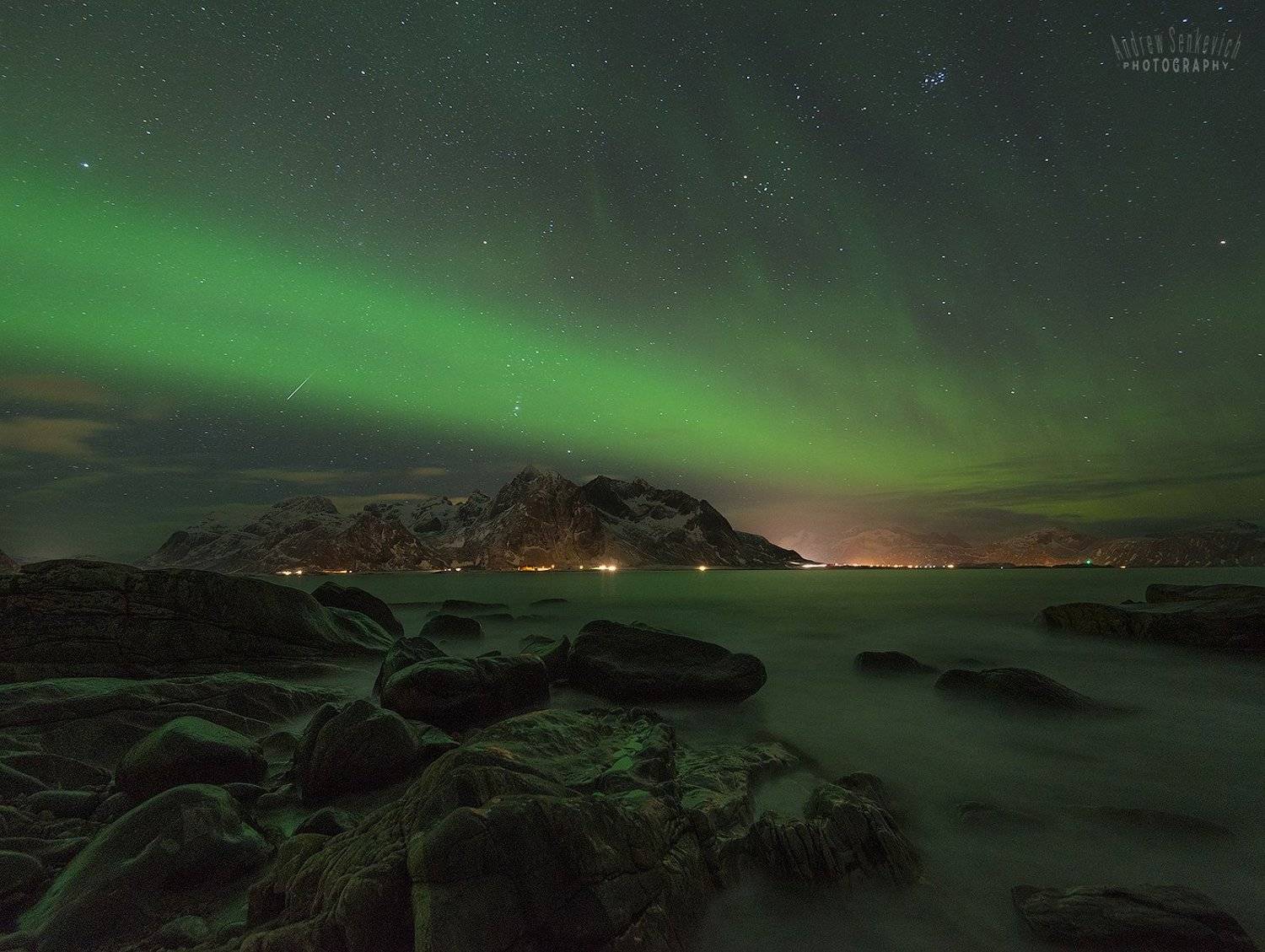 лофотены, lofotens, северное сияние, aurora, Андрей Сенкевич
