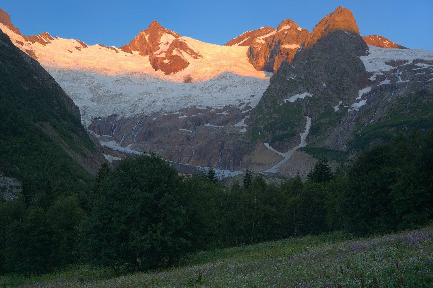 горы лето кавказ алибек рассвет, Александр Жарников