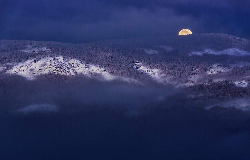 Суперлуние 15.11.2016 г. на Южном Урале. фото превью