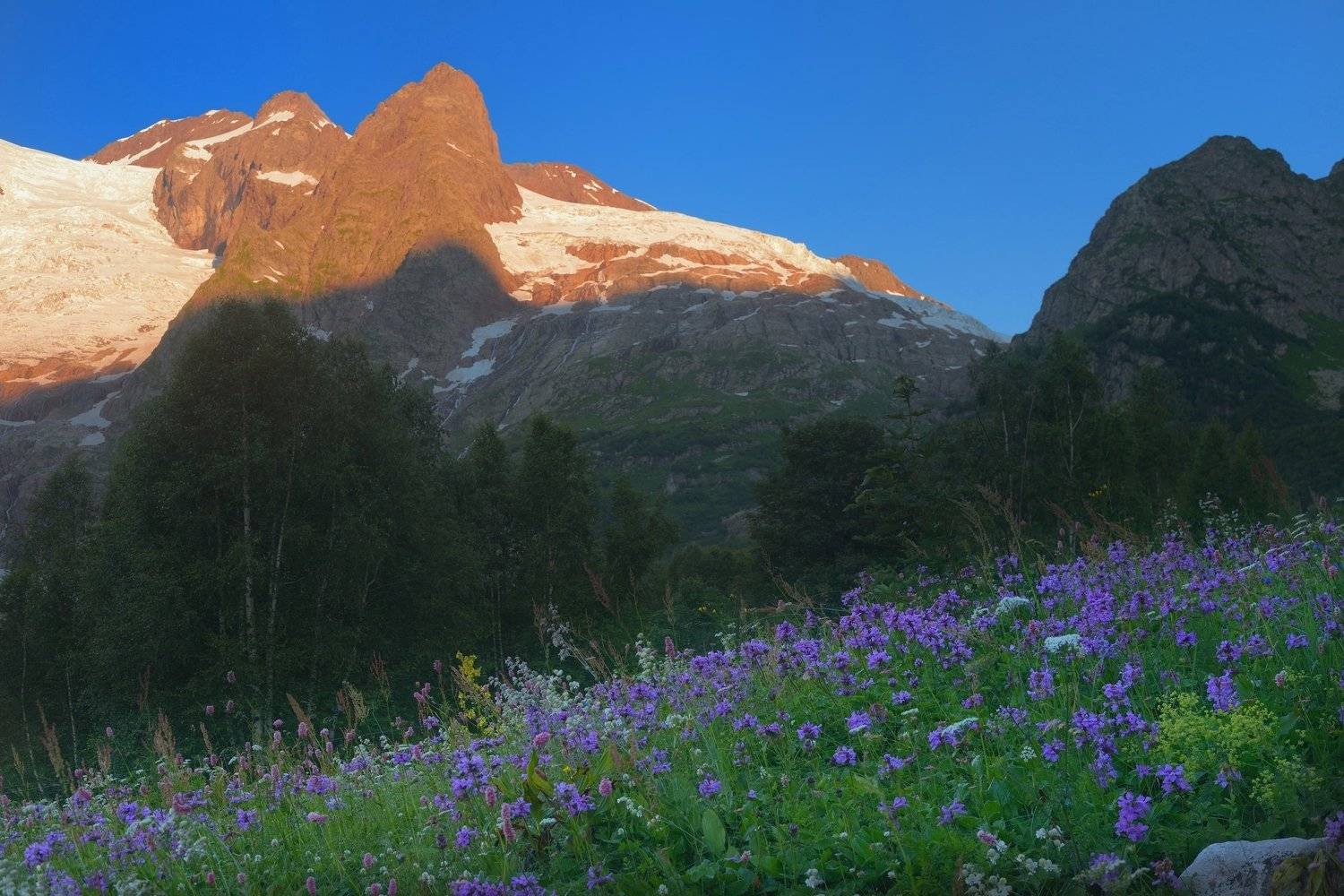 горы лето кавказ алибек рассвет, Александр Жарников