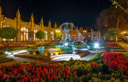 Романтика осенней ночи в Кисловодске