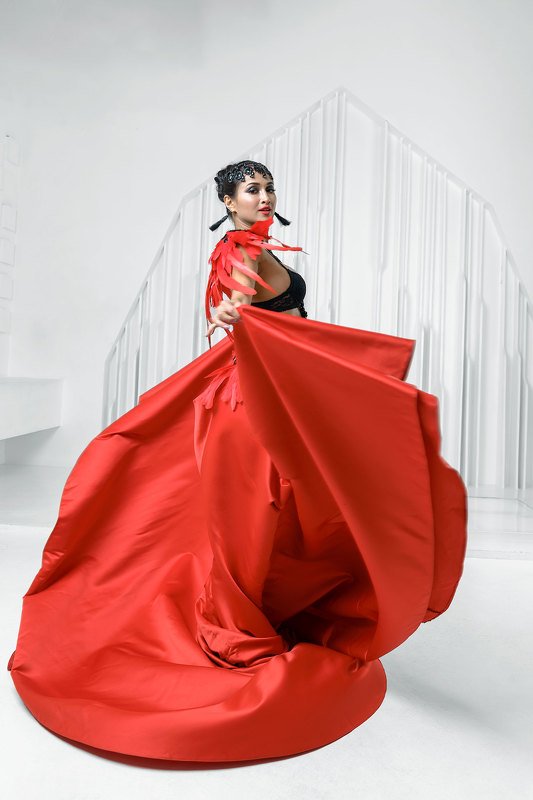 Red flower фото превью