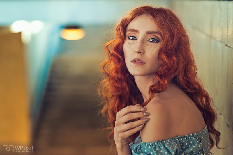 portrait women eyes redhair women by wpixel (More Than Beauty) фото превью