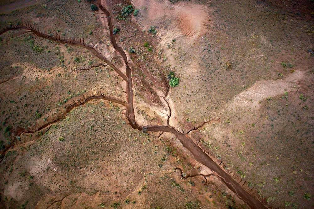 казахстан, койбынское ущелье, русло, река, аэро, Борис Резванцев