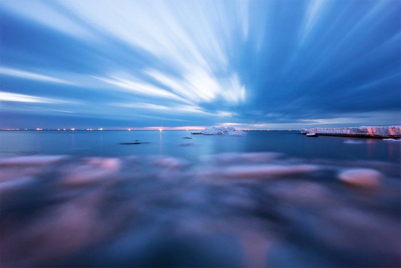 одесса, черное море, утро, рассвет  фото превью