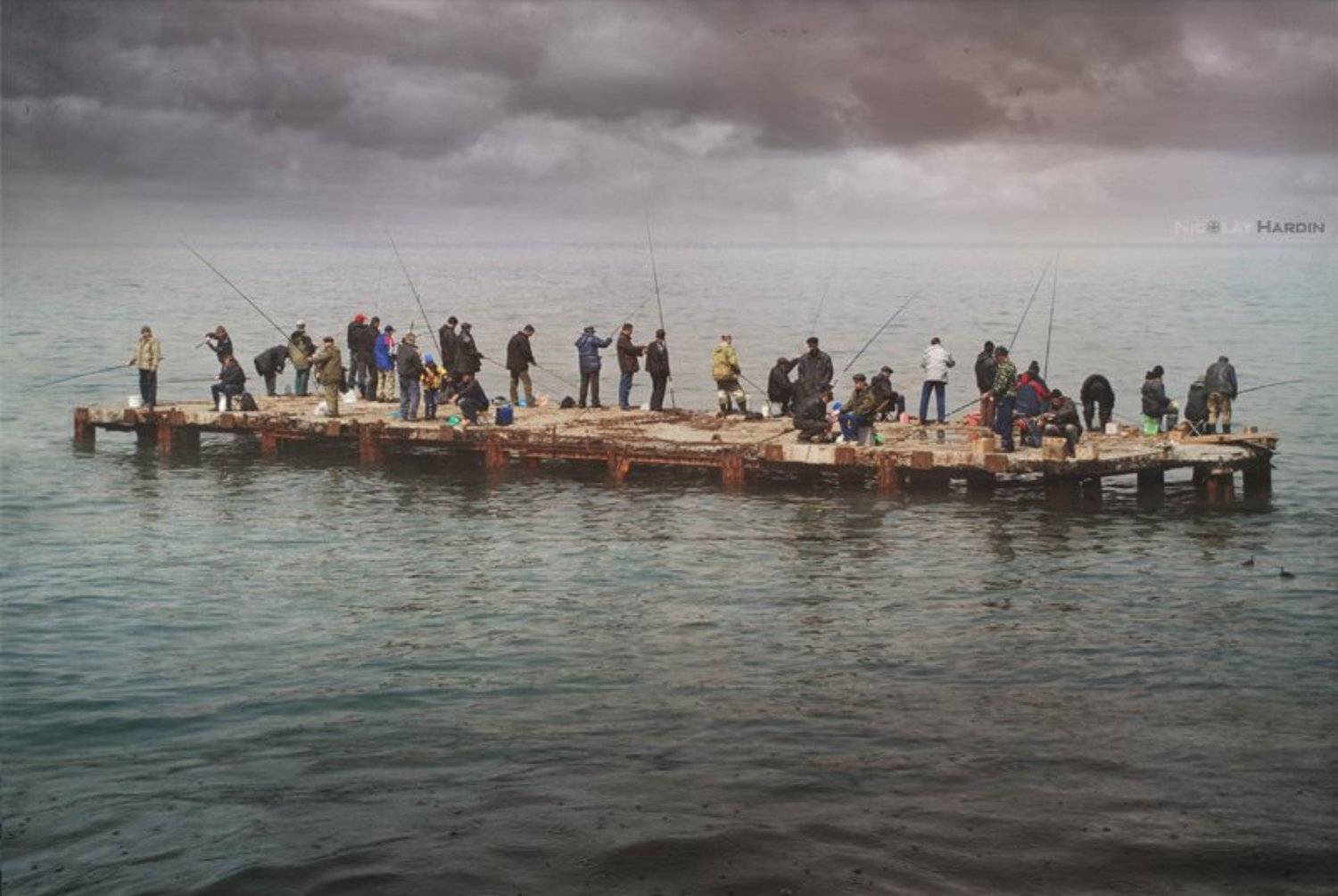 рыбалка, островок, Nicolay Hardin