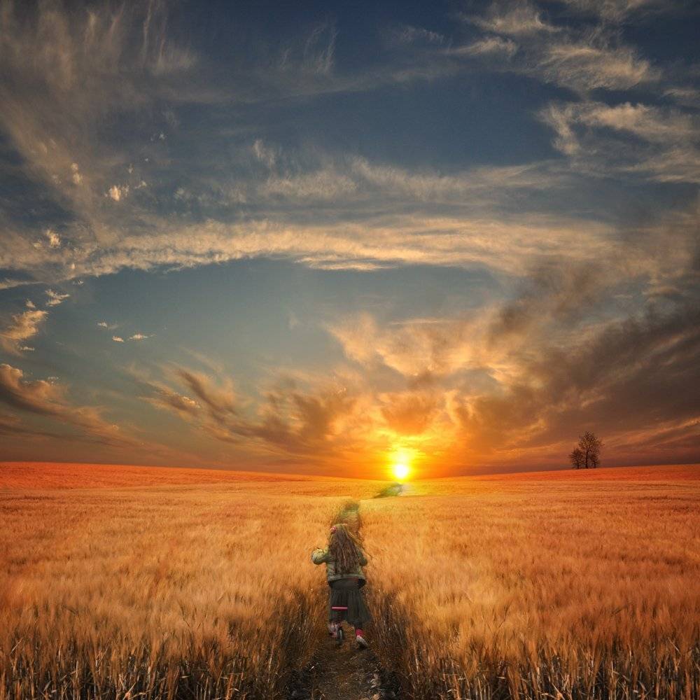 girl, bicycling, bridge, shinning clouds, light, tower, forest, journey, alone, cold, winter, light, wheat, field, sunny, shinning, alone, running, dream, Caras Ionut