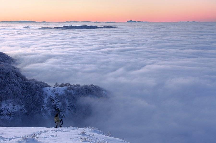 пейзаж, зима, landscape, winter, bulgaria, болгария, Павел Пронин
