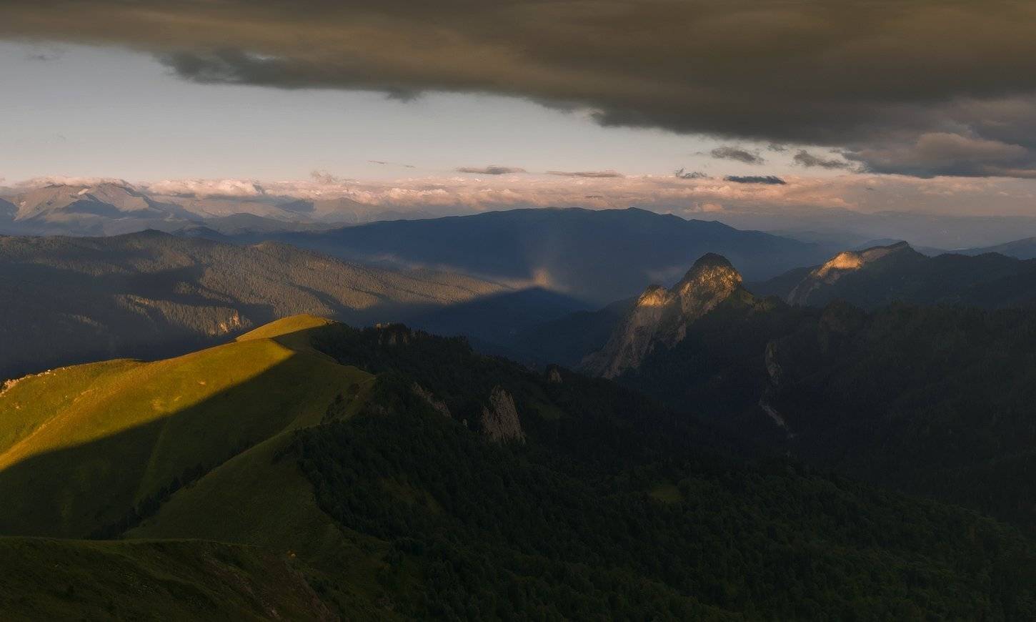 горы, кавказ, рассвет, ФЁДОР