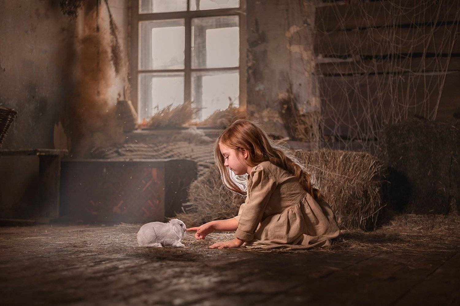 сено дети кролики , Мария Чернова