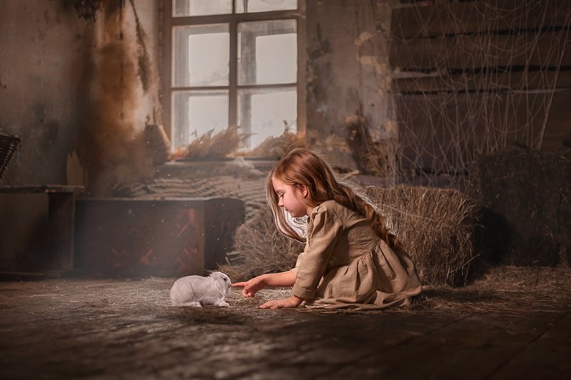 сено дети кролики  Новые друзья/ New friend фото превью