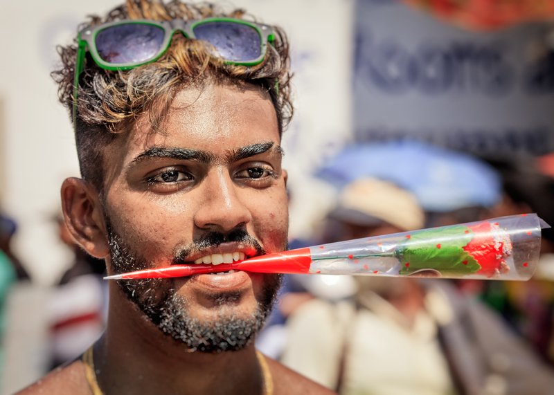 шри-ланка, мирисса, праздник маха-шиваратри, лица Лица праздника фото превью