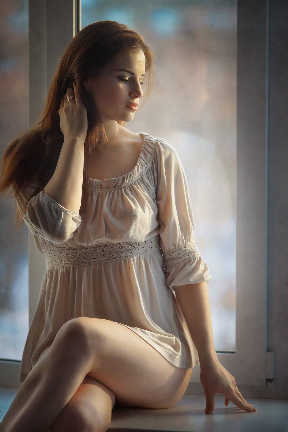 девушка, портрет, Илья Филимошин