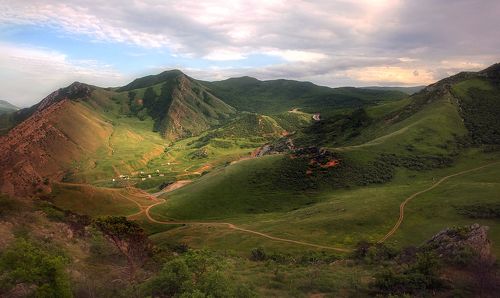 Горный пейзаж..