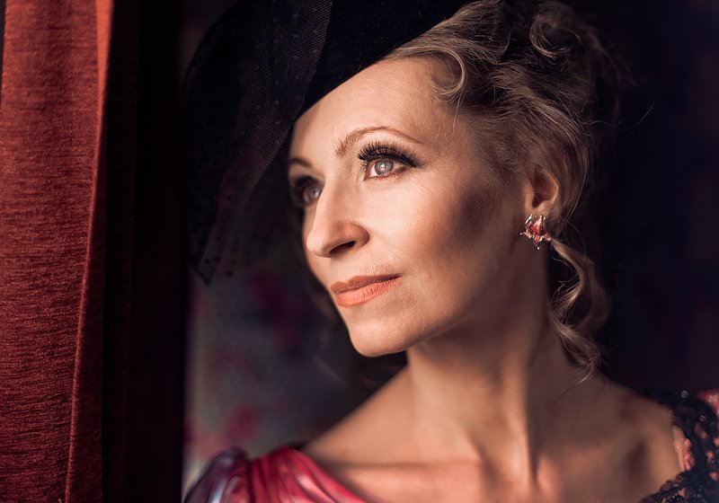 Анна Каренина Anna Karenina Женщина woman  Портрет portrait  Вуаль veil Поезд train Анна К фото превью