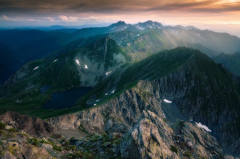 fagaras, romania, landscape, sunset Into the Light фото превью