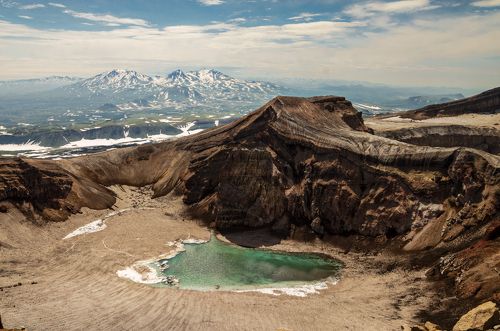 Камчатка.Кальдера вулкана Горелый