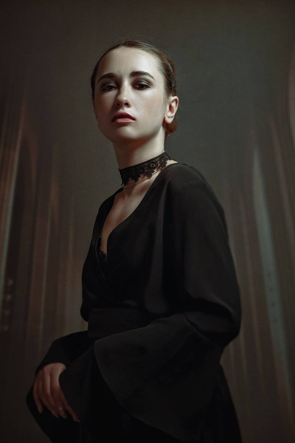 female, portrait, dark beauty, beauty, dark, retro, vintage, mood, erzs&eacute;bet b&aacute;thory, lady, noble, honor, heritage, femine, woman, one, person, people, Дмитрий Толоконов