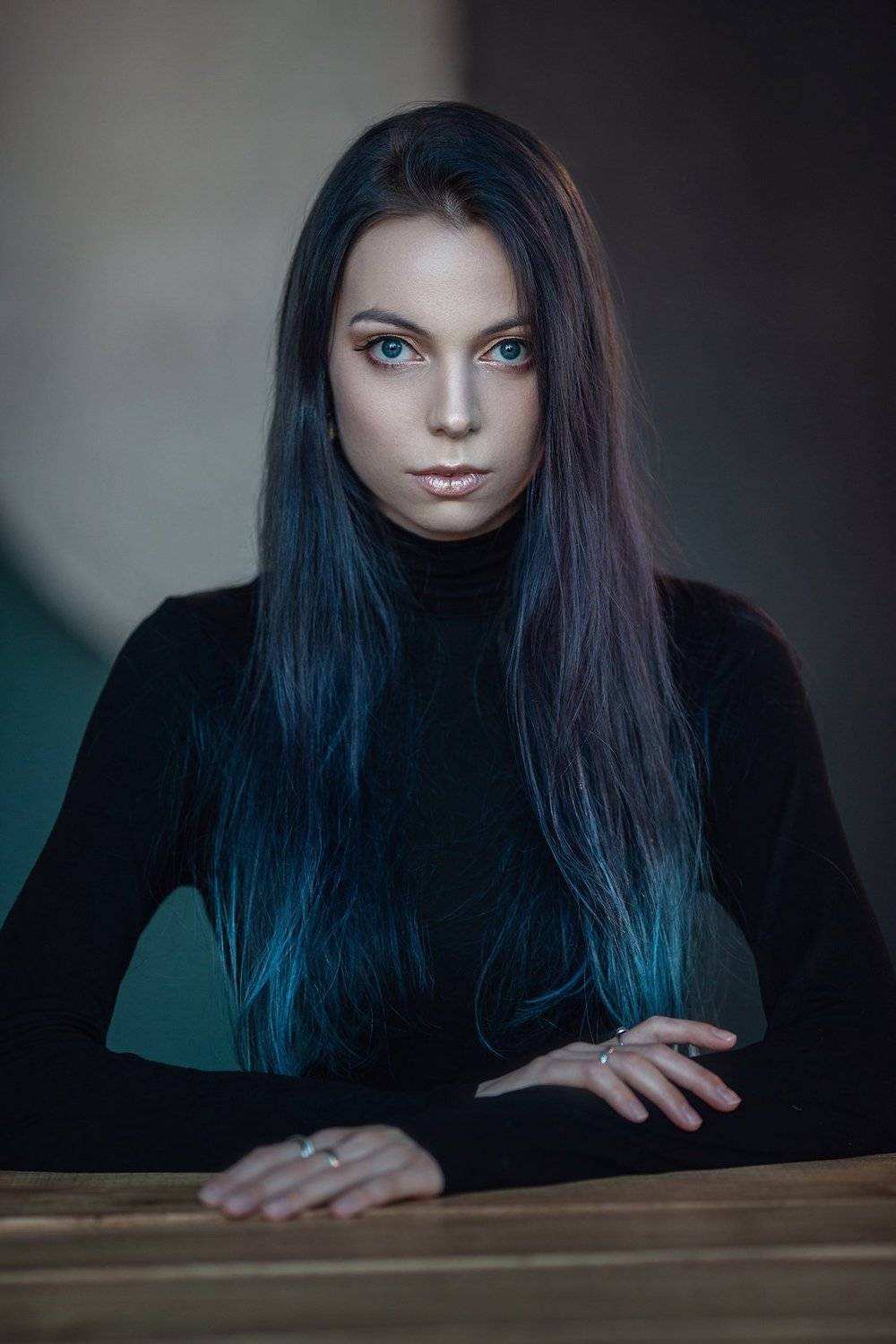 девушка, русалка, синий, танец, mermaid, tail , Елена Молчанова