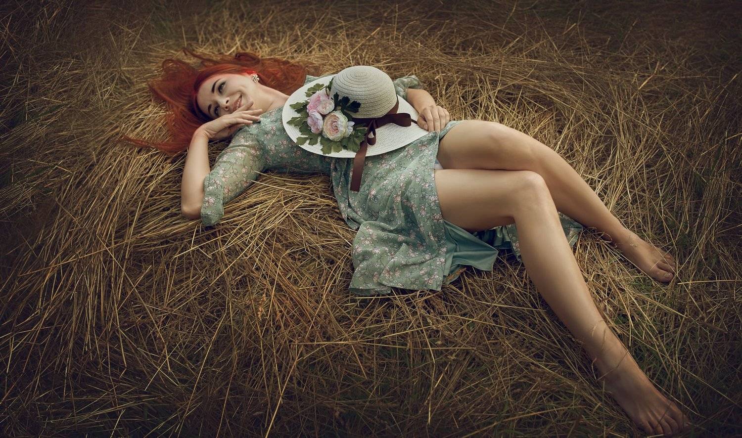 портрет, стритфото, девушка, модель, жанр, сеновал, rekhov, Сергей Рехов