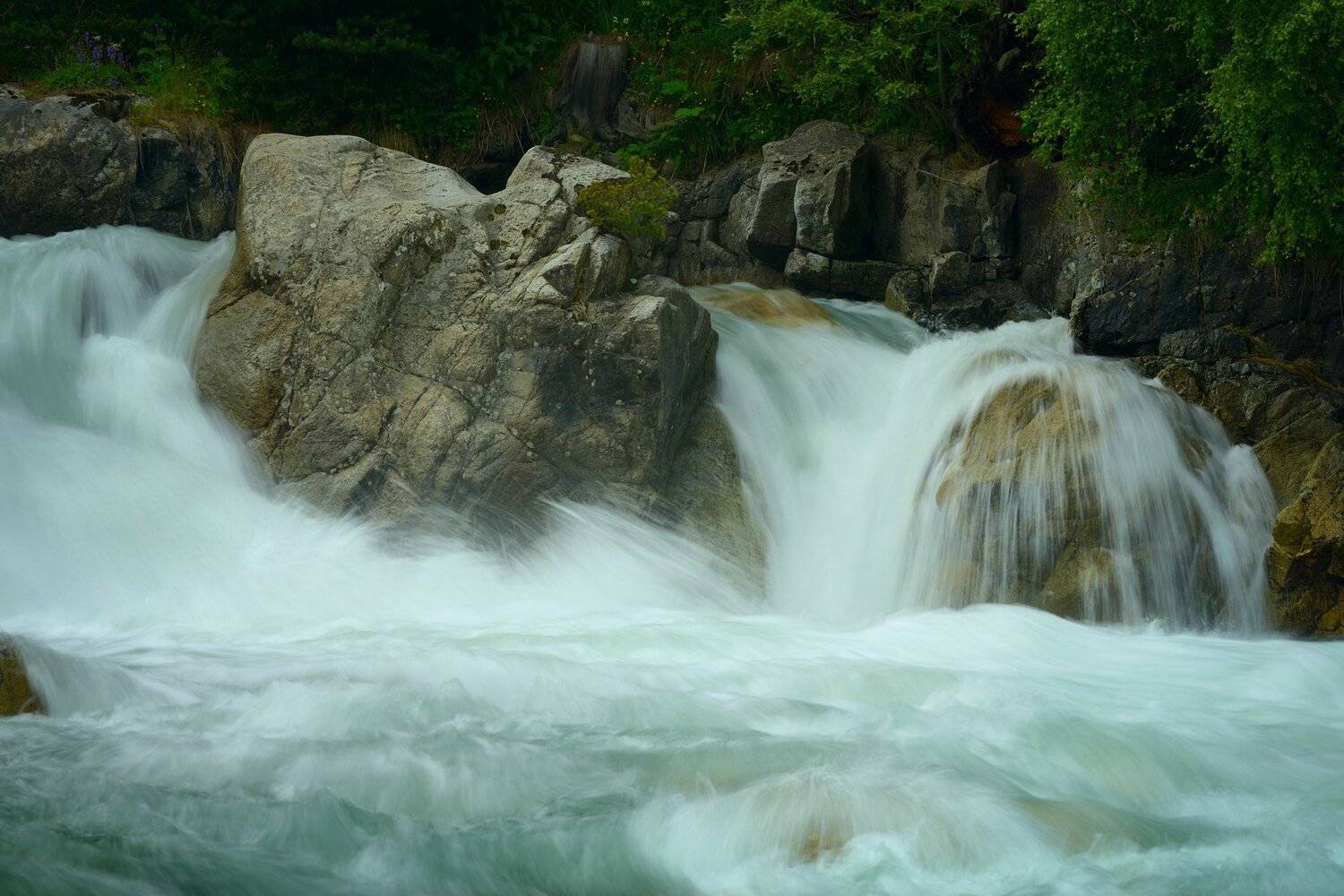 горы лето кавказ река водопад маруха, Александр Жарников