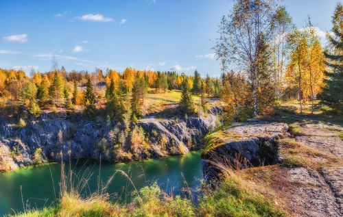 Рускеала, Мраморный каньонорный каньон