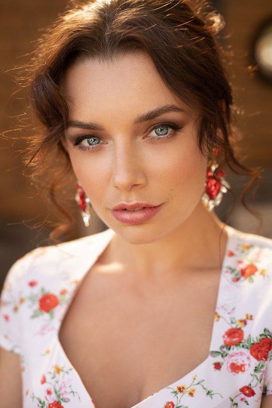 девушка женский портрет Summer фото превью