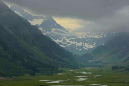 Утро в горах