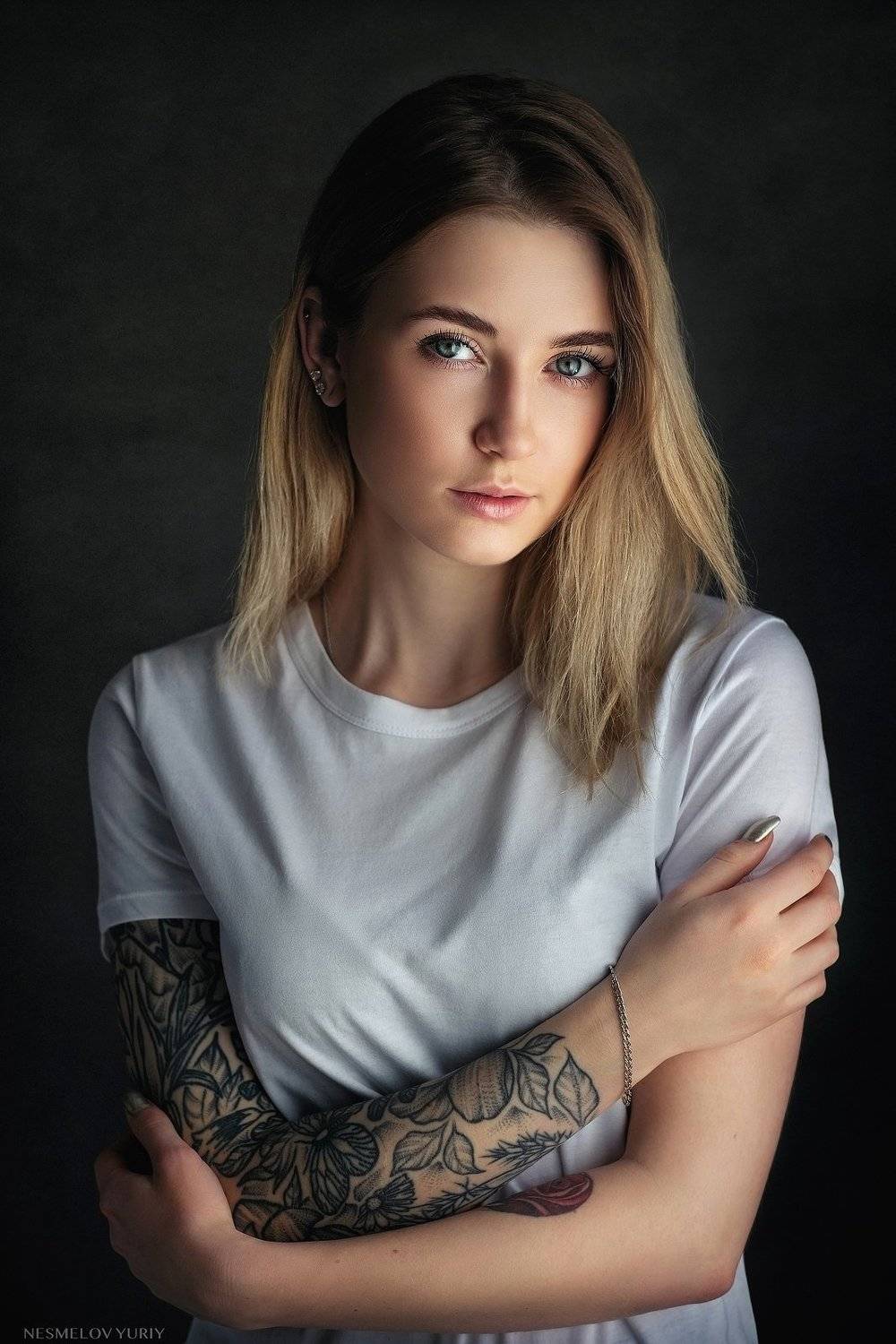 girl, portrait, art, девушка, портрет, Несмелов Юрий