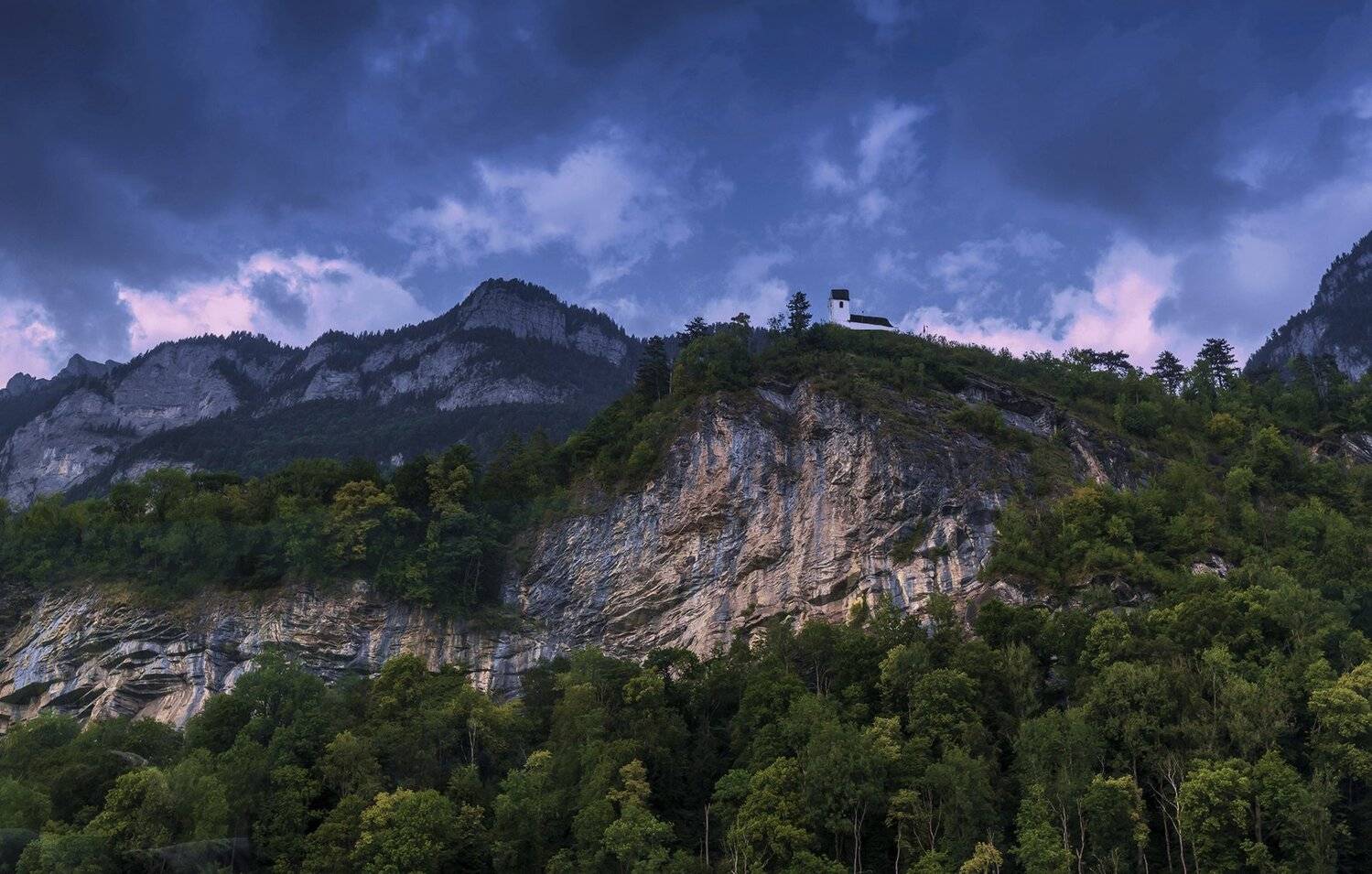 вечер, закат, альпы,горы, Евгений Шестаев