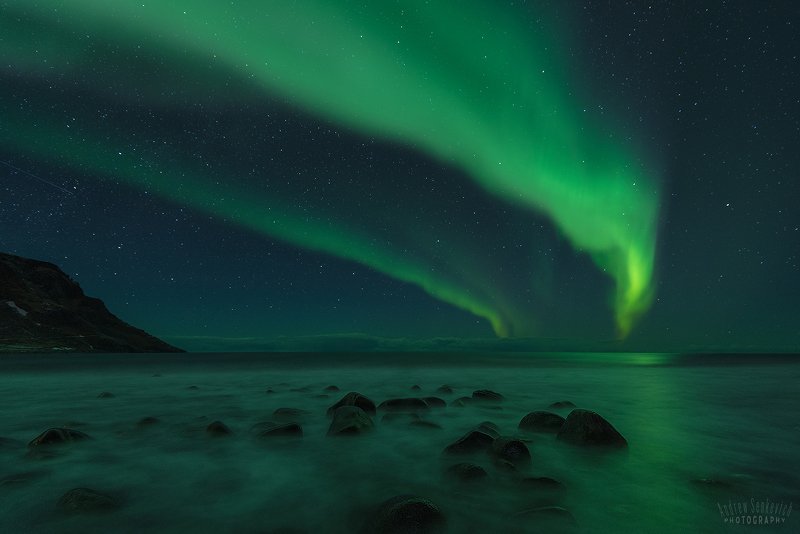 лофотены, lofotens, северное сияние, aurora Лофотены. Сияние 5. =) фото превью