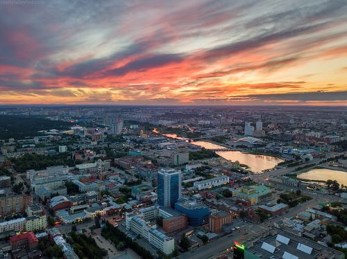 Закат над Челябинском
