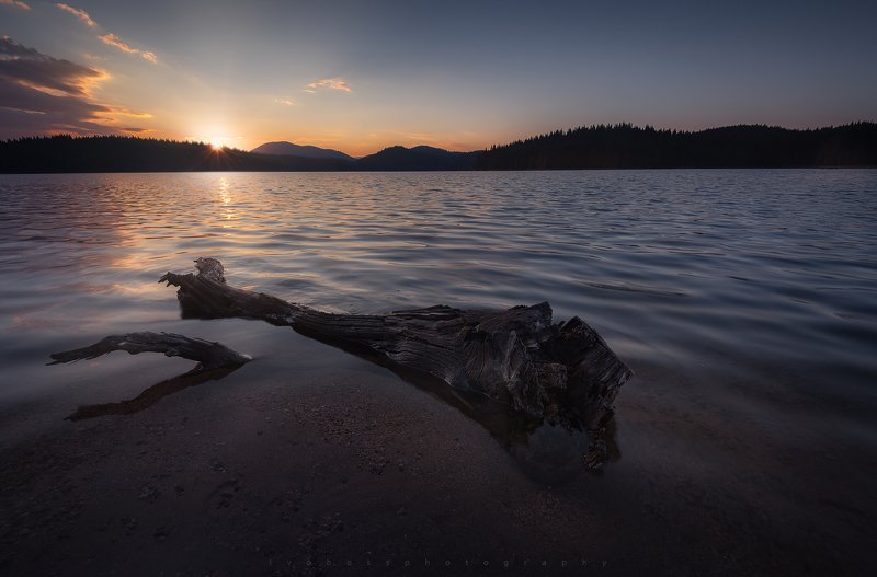 Sunset at Rhodope Mountains фото превью