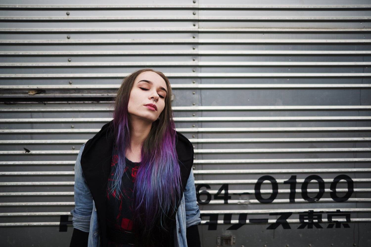 металл, иероглифы, япония, цветные волосы, Алексей Егоров