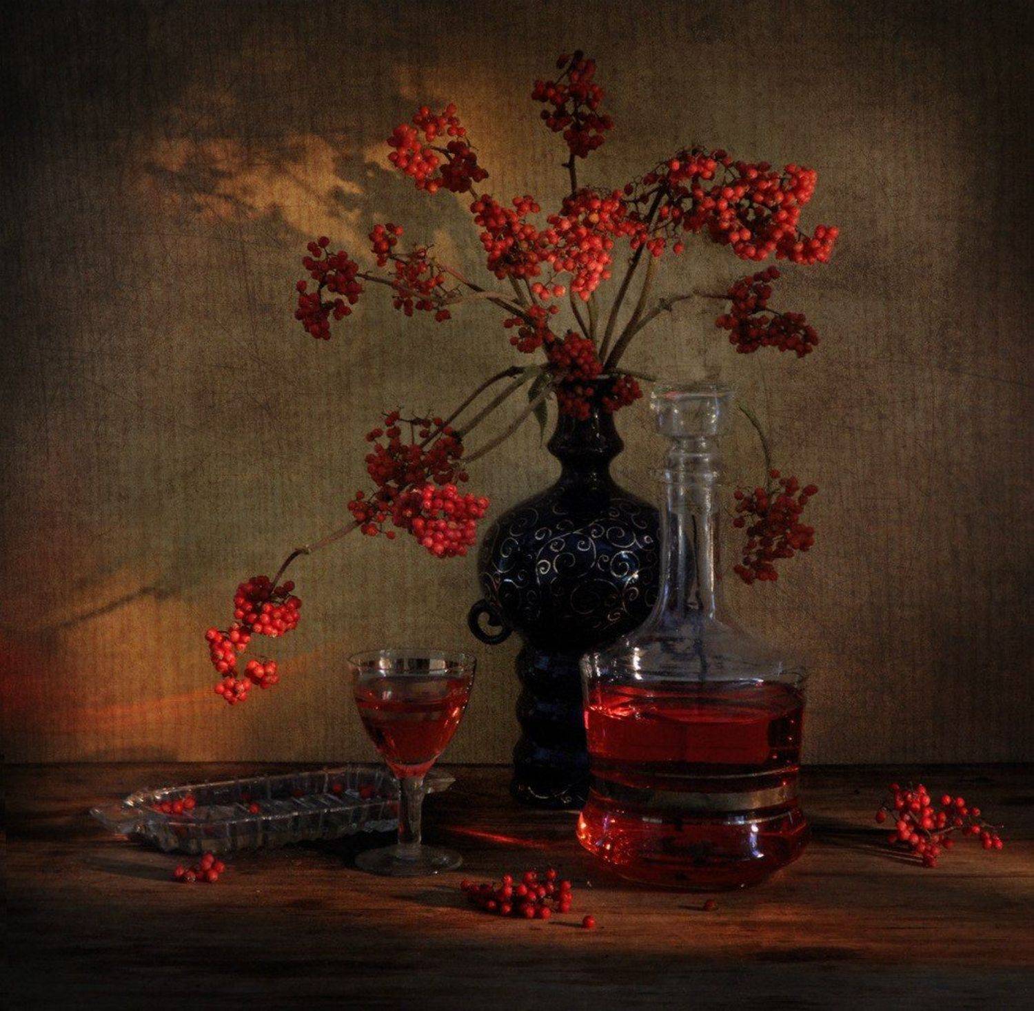 бузина,натюрморт, Елена Рубинская