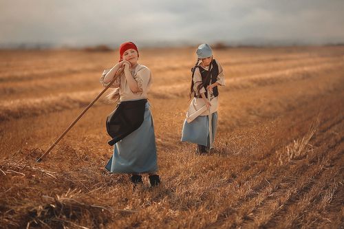 Collective farmers......