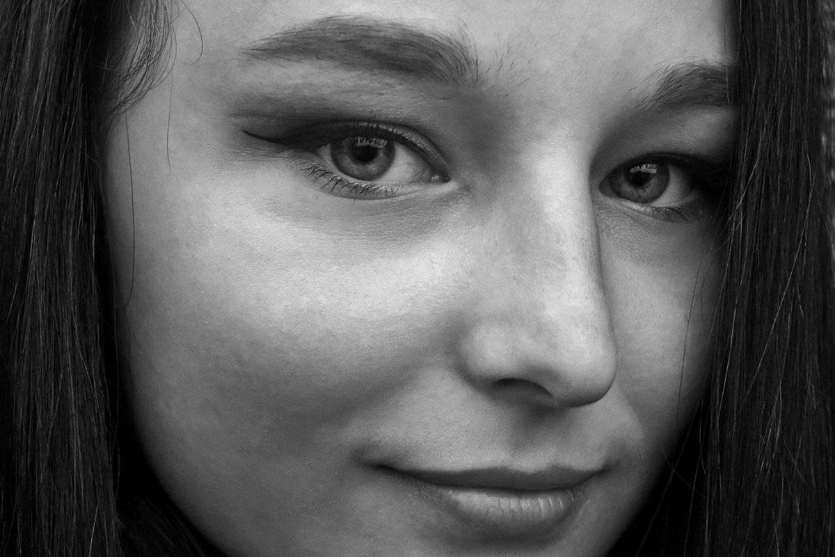 портрет, девушка, глаза, взгляд, апатиты, Николай Смоляк