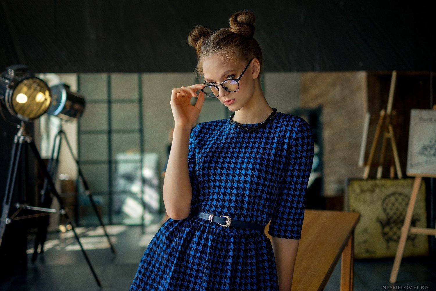 girl, portrait, art, девушка, портрет, Несмелов Юрий