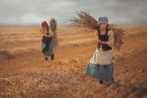 Collective farmers......