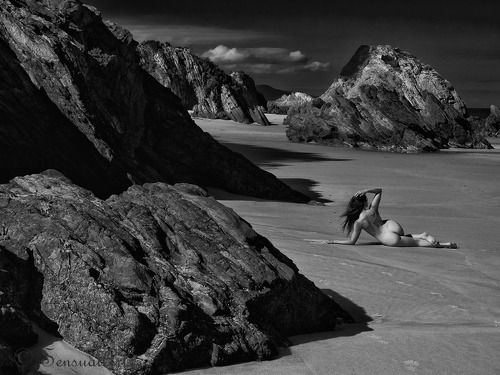 remote beach