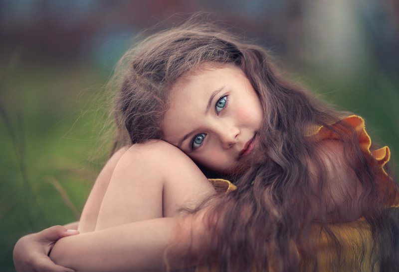 девочка глаза нежность  Лика фото превью